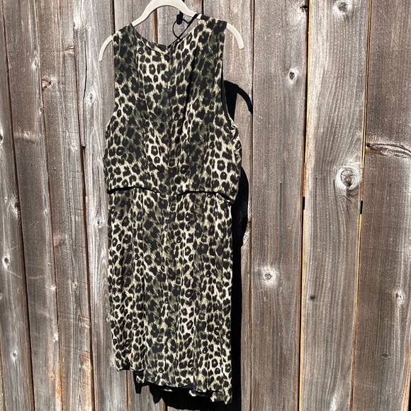 Apt. 9 leopard print sleeveless dress size 14 - Picture 7 of 17